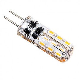 pcs 1,5 W G4 LED à deux broches T 24 SMD 3528 65-75 lm Blanc chaud / Blanc froid DC 12 / AC 12 V