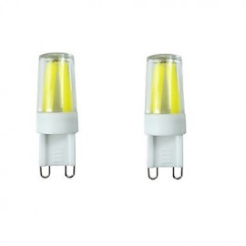 pièces G9 Filament 3.5W 4LED COB AC220V/AC110V 280-400LM blanc chaud/blanc froid/blanc naturel LED ampoules à intensité variable