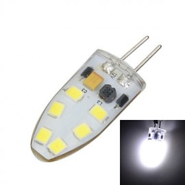 G4 Silicone 3W 200lm 3500K/6500k 12x SMD 2835 LED lampe ampoule blanc chaud/froid (AC/DC 12V)