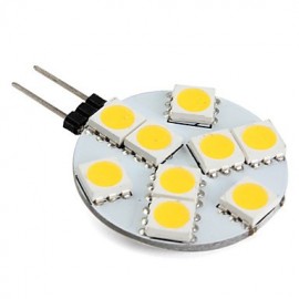 G4 2W 9 SMD 5050 100 LM LED blanc chaud à deux broches V