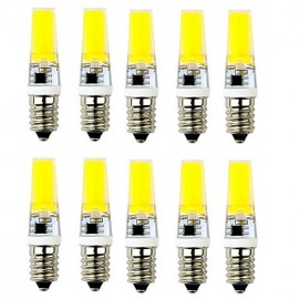 10 pièces G9/E14 COB 1LED 540LM 6W blanc chaud/blanc froid décoratif AC 220V LED lumières à deux broches