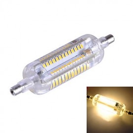 R7S 7W 700lm 3500K 104-SMD 3014 LED ampoule blanche chaude (AC 220-240V)