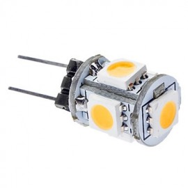 Lampes Maïs LED 1W G4 T 5 SMD 5050 75 lm Blanc Chaud DC 12 V