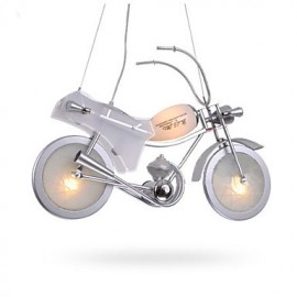 Lampe de moto, éclairage de dessin animé, lampe de chambre de garçon, lampe de personnalité pour chambre d'enfant