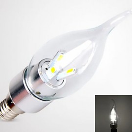 Ampoule LED de style bougie, 5 W, E14, 450-500 lm, 6000-6500 K, couleur blanc froid (85-265 V)