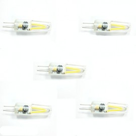 pièces G4 1.5W COB Filament LED Spot ampoule lampe blanc chaud/froid (AC/DC 12V)