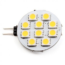 Spot LED G4 1,5W 10 SMD 5050 90 lm Blanc Chaud DC 12 V