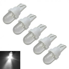 pièces T10 0.5W 30-50LM 6000-6500K lampes de signalisation de voiture blanc froid LED lumière de voiture (DC 12V)