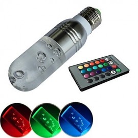 Ampoules globe , E26/E27 3 W 1 LED haute puissance LM RGB V