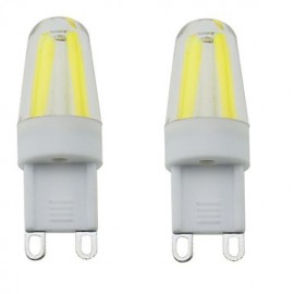 2PCS G9 4LED COB 3W 300-350LM Blanc Chaud/Blanc Froid/Blanc Naturel Intensité Variable/Décoratif