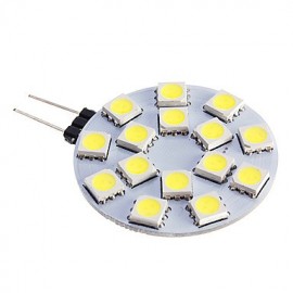 Spot LED G4 7W 15 SMD 5050 480 lm Blanc chaud/Blanc froid DC 12 V