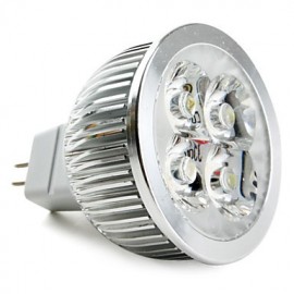 Spot LED 5W GU5.3(MR16) MR16 4 LED haute puissance 360 lm Blanc naturel DC 12 V