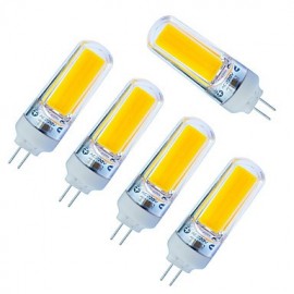 Pack 5 pièces ampoule LED COB puce Epistar 3W AC 220V haute luminosité