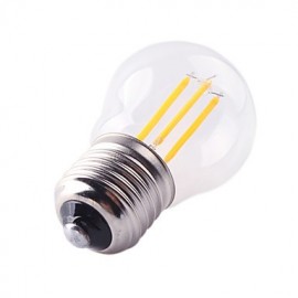 G45 4W E27 400LM 360 degrés couleur blanc chaud/froid Edison lampe à filament LED (85-265V)