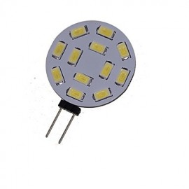 G4 GZ4 MR11 6W 12x573 0/5630SMD LED 450LM 3500K 6000K blanc chaud/blanc froid LED ampoule DC/AC 9-36V