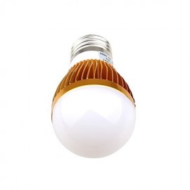 3W E26/E27 Ampoules Globe LED A60(A19) 3 LED Haute Puissance 270 lm Blanc Chaud / Blanc Naturel Décoratif V 1 pcs