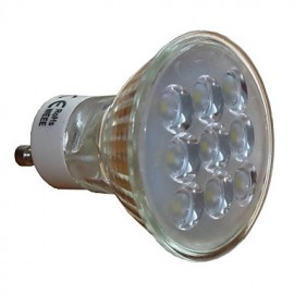 Spot LED GU10 3W 9 SMD 2835 3000 lm Blanc Chaud / Blanc Froid V