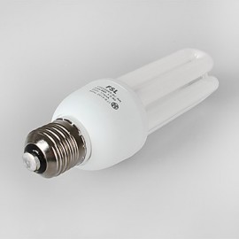 ampoules CFL E26/E27 T4 3U 23W 1200LM 6500K, lumière blanche froide (AC220V)