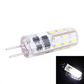 Ampoule LED blanche G4 2W 100LM 7000K 24x3014 (DC 12V)