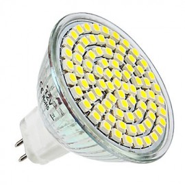 Spot LED 4W E14 / GU10 / GU5.3(MR16) / E26/E27 MR16 80 SMD 3528 300 lm Blanc Chaud / Blanc Naturel DC 12 / V