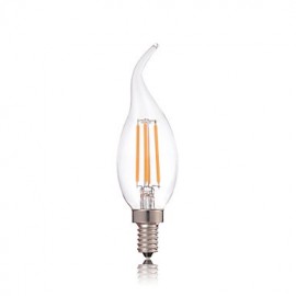 C35L 4W E14 360LM Edison bougies en verre allumant l'ampoule à filament LED (AC220-240V)