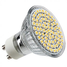 Spot LED GU10 4W MR16 80 SMD 3528 300 lm Blanc Chaud V