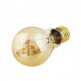 Ampoule à incandescence à filament de tungstène Edison E27 40W 400lm blanc chaud (AC220V)/(AC100-130V)