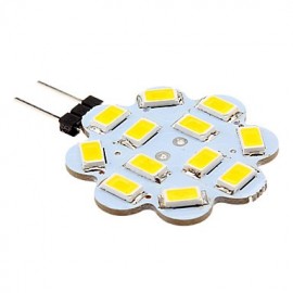 3W G4 LED à deux broches 12 SMD 5630 270 lm Blanc Chaud / Blanc Froid DC 12 V 10 pcs