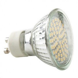 Spot LED GU10 3W MR16 60 SMD 3528 230 lm Blanc Chaud / Blanc Naturel V