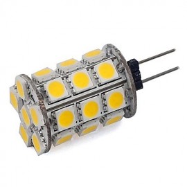 Lumière de maïs LED G4 à intensité variable 5050SMD 27 ampoules LED 3.5W DC12V pour lustre domestique RV (1 pièce)