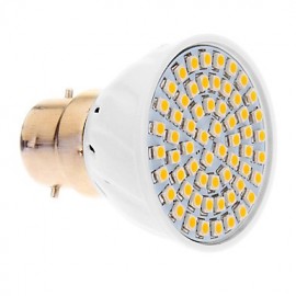 Spot LED 5W B22 60 SMD 3528 420 lm Blanc Chaud V