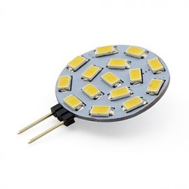 Spot LED G4 3W 12 SMD 5730 210Lm pour hotte intérieure blanc chaud/blanc froid DC 12V (1 pièce)