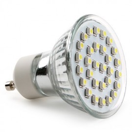 Spot LED GU10 MR16 30 SMD 3528 90 lm Blanc Naturel V