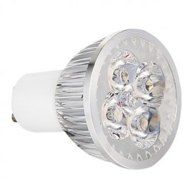 Spot LED GU10 4W 4 LED haute puissance 360 lm Blanc Chaud Intensité variable V