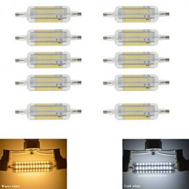 10W R7S LED Maïs Lumières T 120 SMD 2835 800 lm Blanc Chaud / Blanc Froid Décoratif / Etanche V 10 pcs