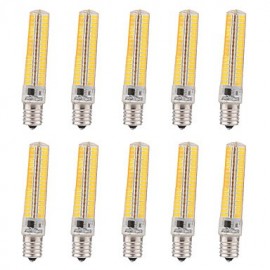 10 pièces Dimmable E17 15W 136 SMD 5730 1200-1400 LM blanc chaud/blanc froid ampoules de maïs AC 110 V/AC 220 V