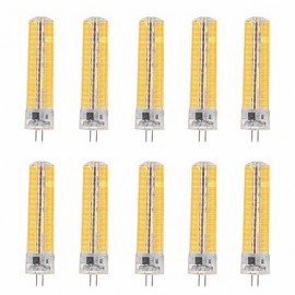 10 pièces Dimmable G4 15W 136 SMD 5730 1200-1400 LM blanc chaud/blanc froid ampoules de maïs AC 110 V/AC 220 V