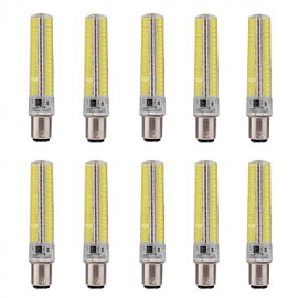 10 pièces Dimmable BA15D 15 W 136 SMD 5730 1200-1400 LM blanc chaud/blanc froid ampoules de maïs AC 110 V/AC 220 V