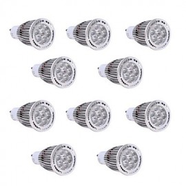 Projecteur LED GU10 7W SMD 3030 650-700 LM, blanc chaud/blanc froid, AC 85-265V, 10 pièces