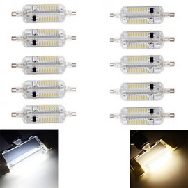 5W R7S LED Maïs Lumières T 76 SMD 4014 800 lm Blanc Chaud / Blanc Froid Décoratif / Etanche V 10 pcs