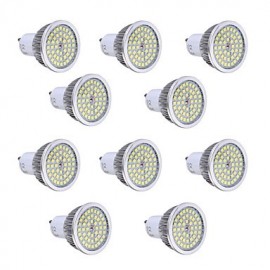 Projecteur LED GU10 7W SMD 2835 550-650 LM, blanc chaud/blanc froid, AC 85-265V, 10 pièces