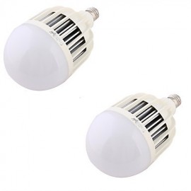 2PCS E27 36W 2200lm 3000K 72-5730 SMD LED Ampoule Blanc Chaud - Blanc (220~240V)