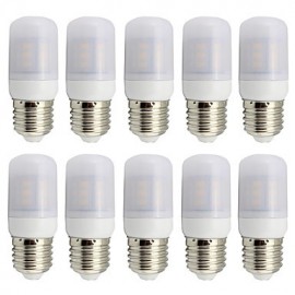 Ampoule LED épis de maïs E27 à couverture laiteuse 4W DC/AC 12V 24V 27 SMD 5730 280Lm blanc chaud/froid (10 pièces)