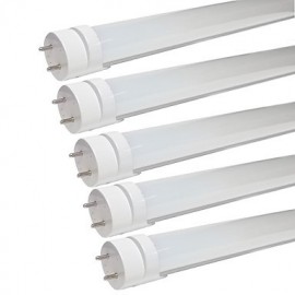 Paquet de 5 tubes lumineux LED T8, 3 pieds, 15W, lampe de remplacement fluorescente blanc chaud/blanc froid