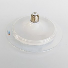 36W E26/E27 3500lm cadre acrylique aspect UFO ampoule LED blanc chaud/blanc froid AC220-240V