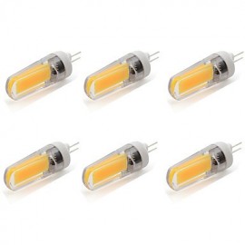 Ampoule LED G4 en cristal à deux broches, 4 W, haute luminosité, COB SMD, angle de faisceau 360, 220 V – 240 V AC (6 pièces)