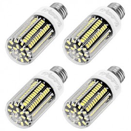 Ampoule LED épis de maïs haute luminosité E27 5733 SMD, projecteur 12W, lampe bougie pour éclairage domestique 220V, 4 pièces