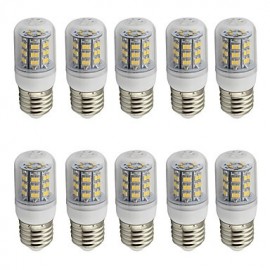 Lampe LED 4W 24V/12V AC/DC ou 240V/110V 48SMD 2835 style maïs 280Lm blanc chaud/froid (10 pièces)