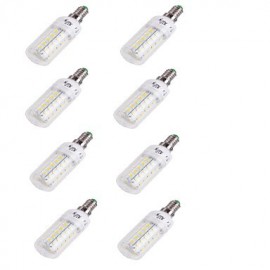 pièces E14 4W 48 * SMD5730 3000K lumière blanche chaude CRI80 LED ampoules de maïs lampe (110 V-120 V)