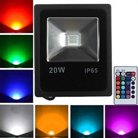 Projecteur LED Haute Puissance 1600 LM RGB Télécommandé V